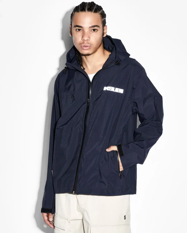 Ksubi Jackets-Alltime Spray Jacket Navy