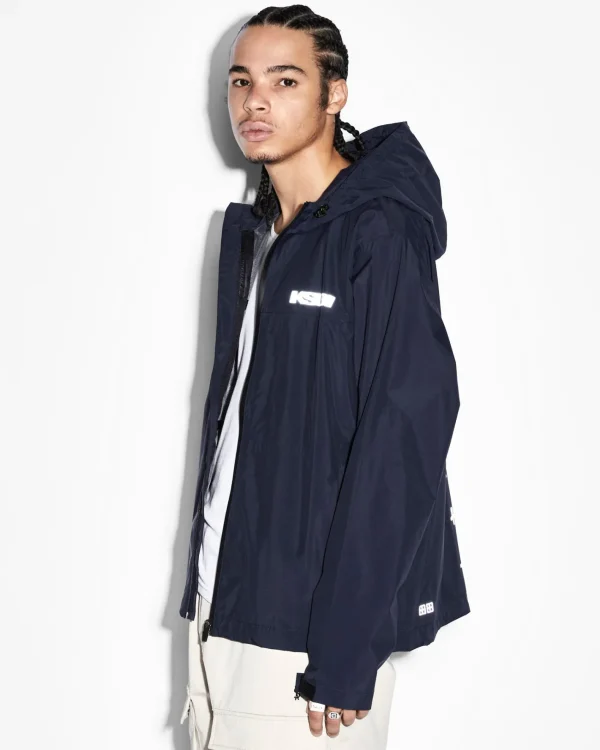 Ksubi Jackets-Alltime Spray Jacket Navy