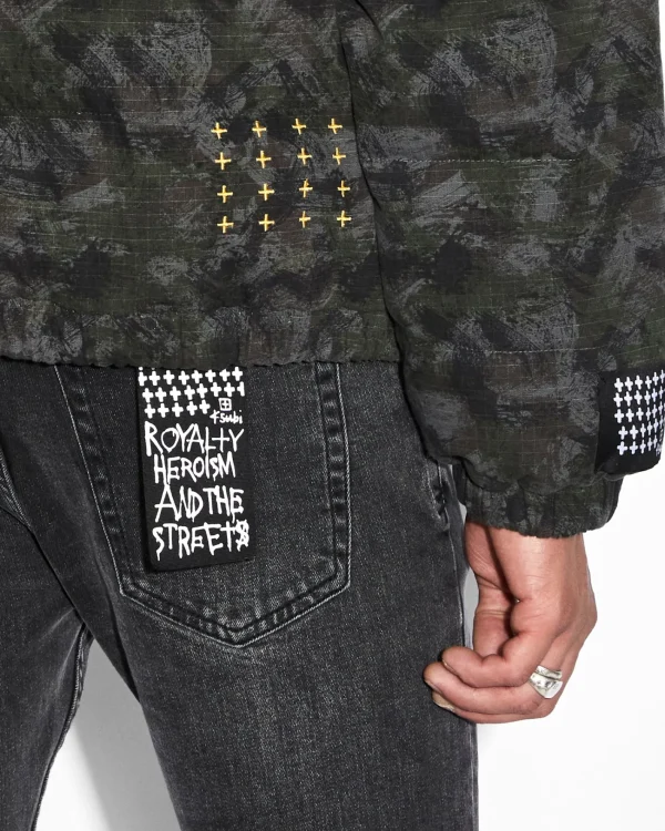 Ksubi Jackets-Amnesia Reversible Puffer Jacket Camo