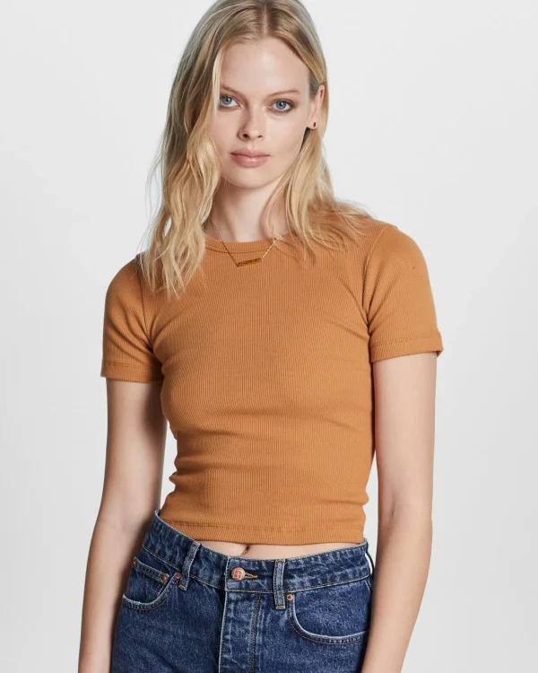 Ksubi Tops-Arise Ss Tee Latte