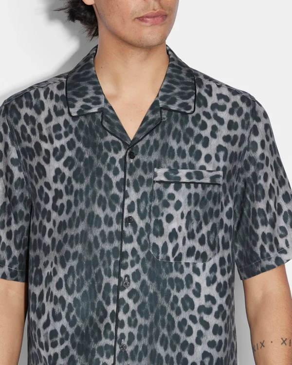 Ksubi Shirts-Big Kat Resort Ss Shirt Black