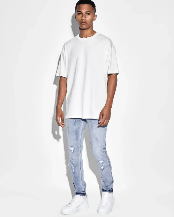 Ksubi T-Shirts-Biggie Ss Tee Worn In White