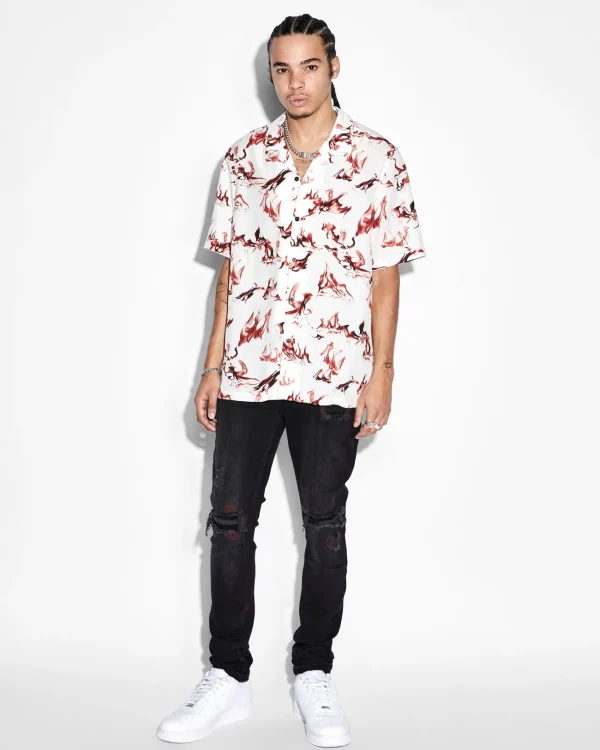 Ksubi Shirts-Burnt Resort Ss Shirt White