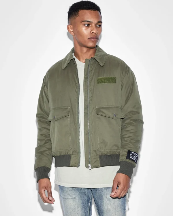 Ksubi Jackets-Charter Jacket Khaki