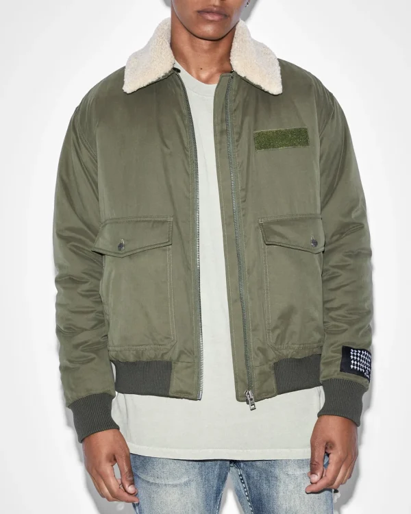 Ksubi Jackets-Charter Jacket Khaki