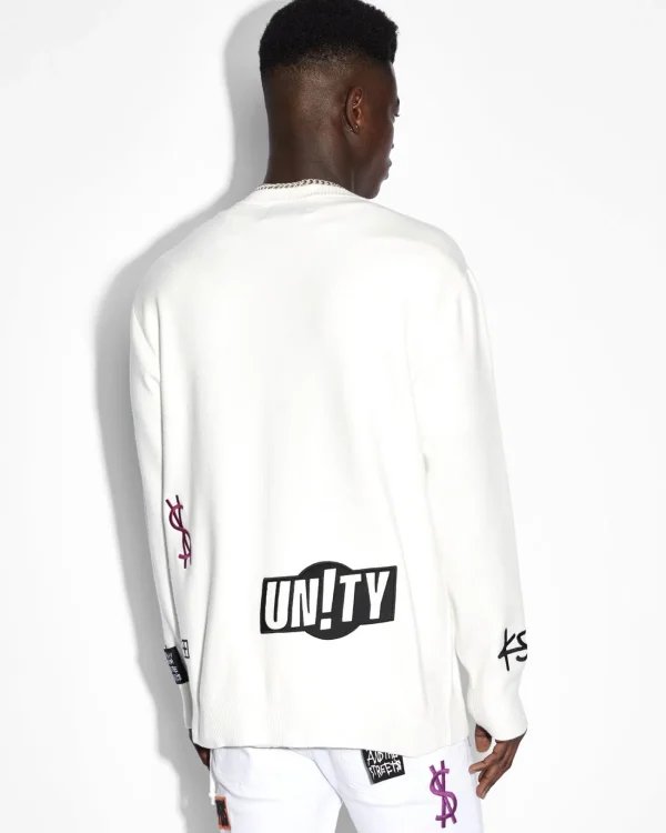 Ksubi Knits-Collective Cardigan White
