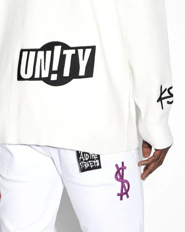 Ksubi Knits-Collective Cardigan White