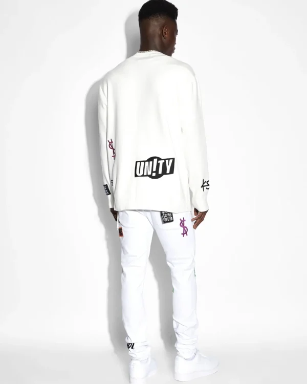 Ksubi Knits-Collective Cardigan White