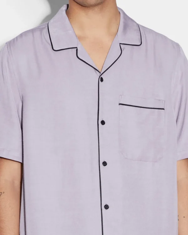 Ksubi Shirts-Downtown Resort Ss Shirt Silt