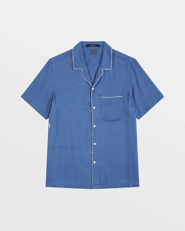 Ksubi Shirts-Downtown Resort Ss Shirt Atlantic