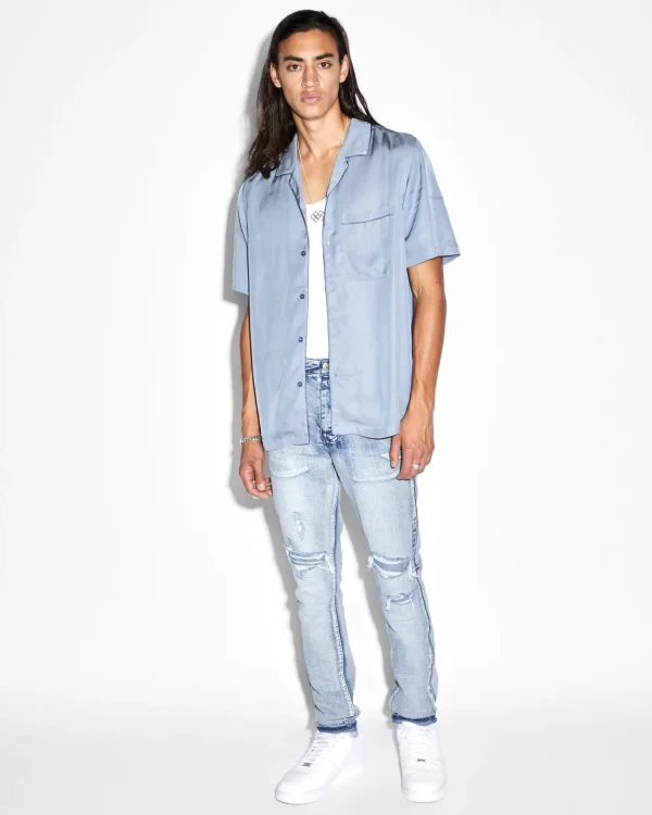 Ksubi Shirts-Downtown Ss Shirt Lake
