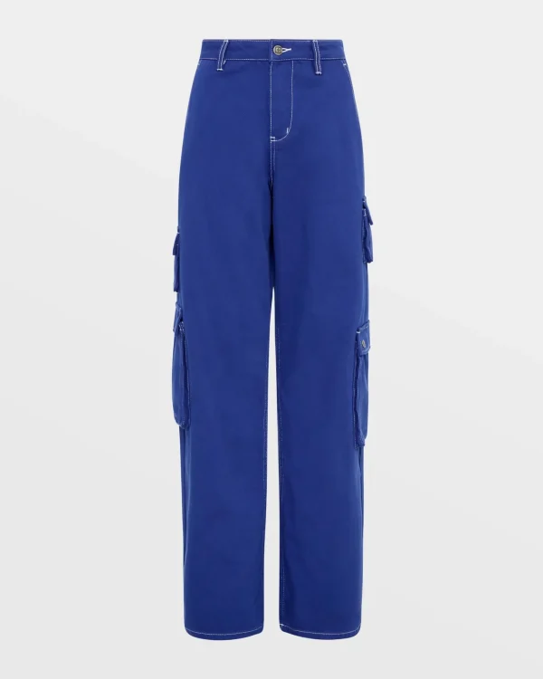 Ksubi Pants-Drill Cargo Cobalt
