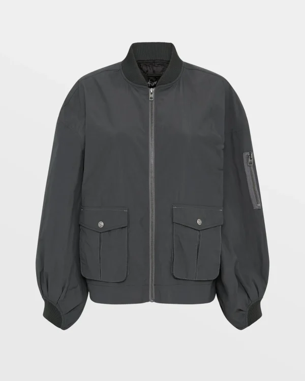Ksubi Jackets-Elemental Bomber Charcoal