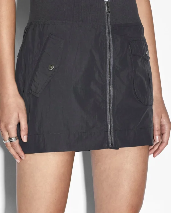 Ksubi Skirts-Elemental Skirt Charcoal