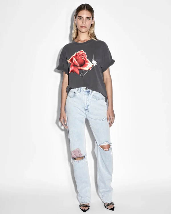 Ksubi Tops-Feels Good Oh G Ss Tee Vintage Grey