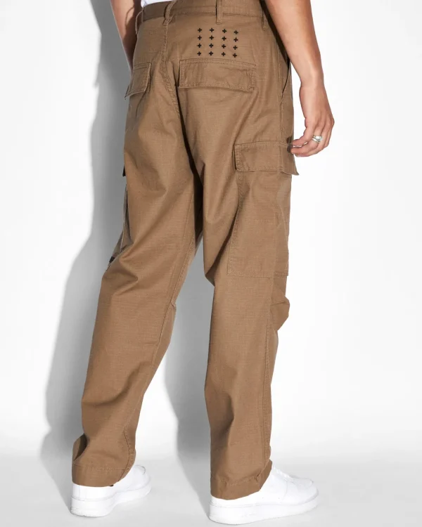 Ksubi Pants-Fugitive Cargo Pant Dark Tan
