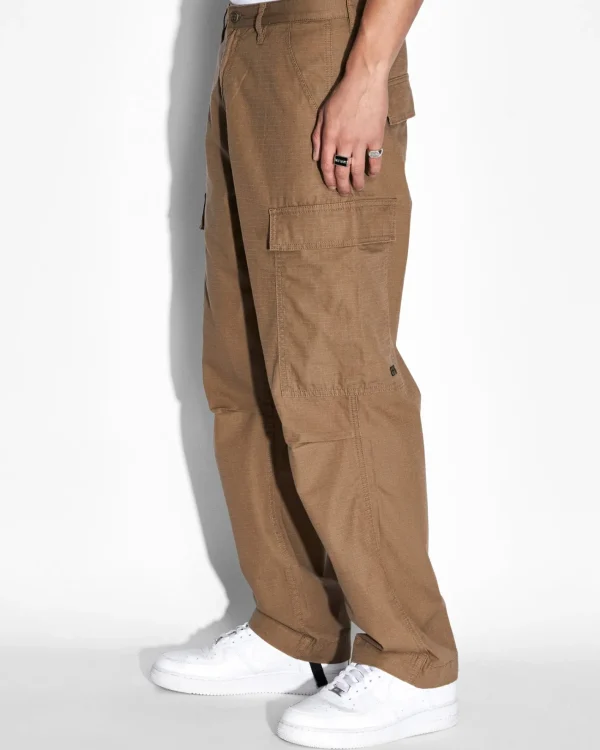 Ksubi Pants-Fugitive Cargo Pant Dark Tan