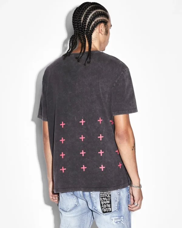 Ksubi T-Shirts-Griffin Kash Ss Tee Acid Black