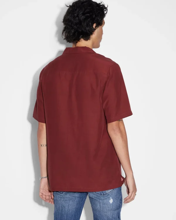 Ksubi Shirts-Heart Resort Ss Shirt Crimson