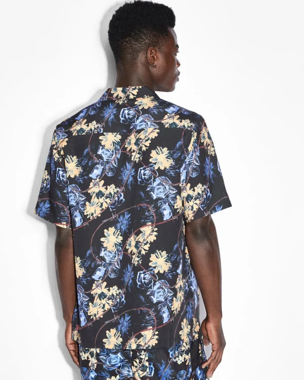 Ksubi Shirts-Hyperflower Resort Ss Shirt Black