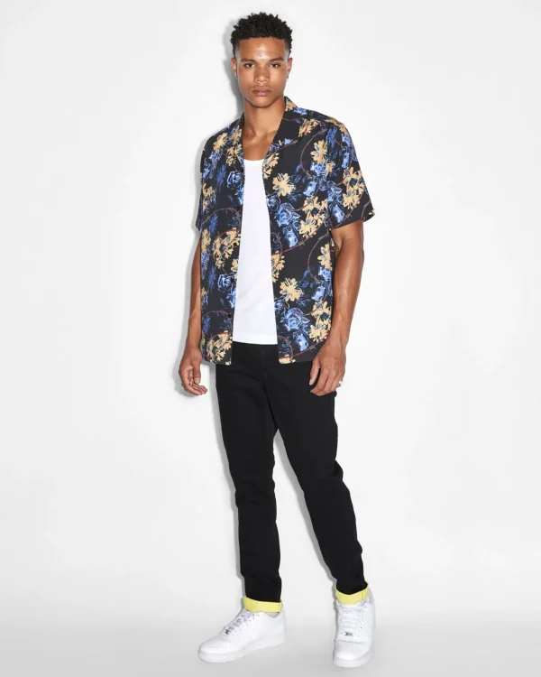 Ksubi Shirts-Hyperflower Resort Ss Shirt Black