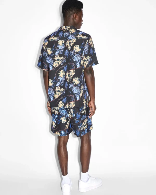 Ksubi Shirts-Hyperflower Resort Ss Shirt Black