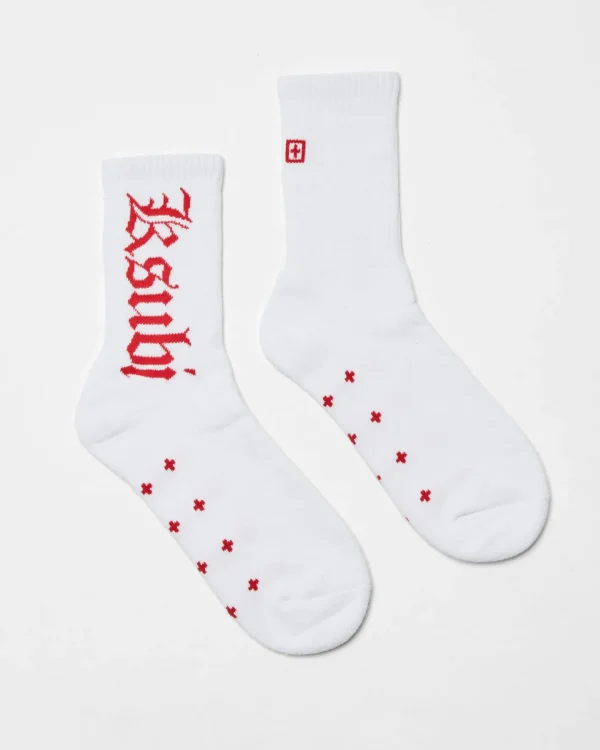 Ksubi Socks-Icon Ksocks White/Red