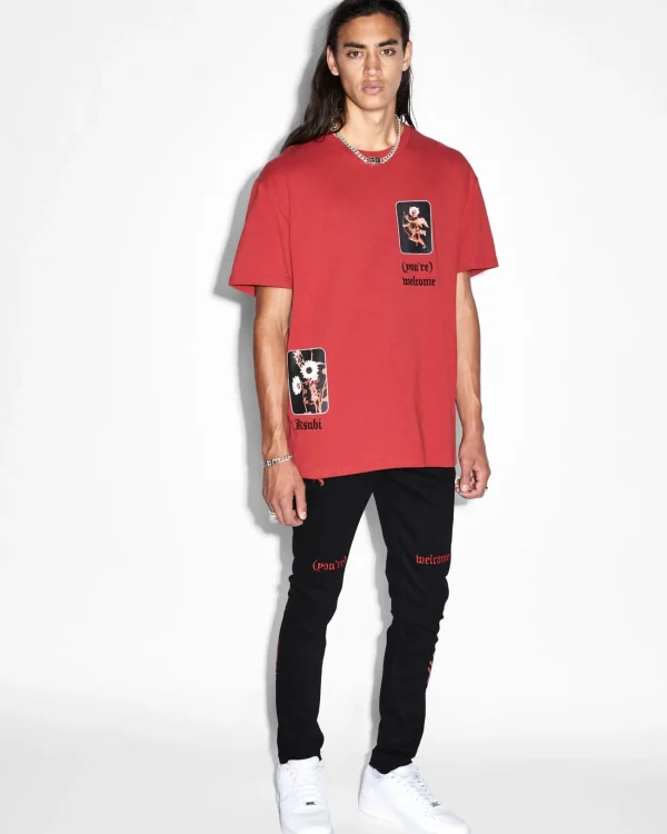 Ksubi T-Shirts-Icons Biggie Ss Tee Crimson