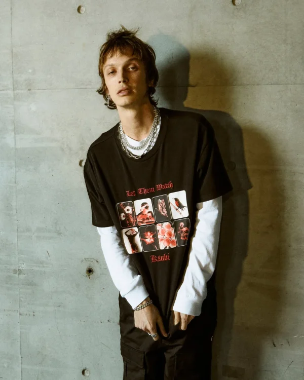Ksubi T-Shirts-Icons Biggie Ss Tee Jet Black