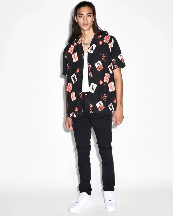 Ksubi Shirts-Icons Resort Ss Shirt Black