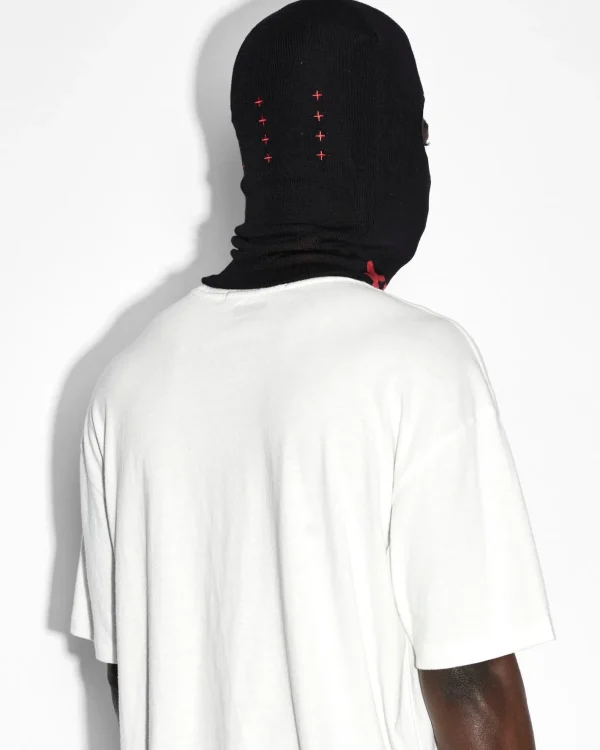 Ksubi Balaclavas-Inkognito Balaclava Laid Black