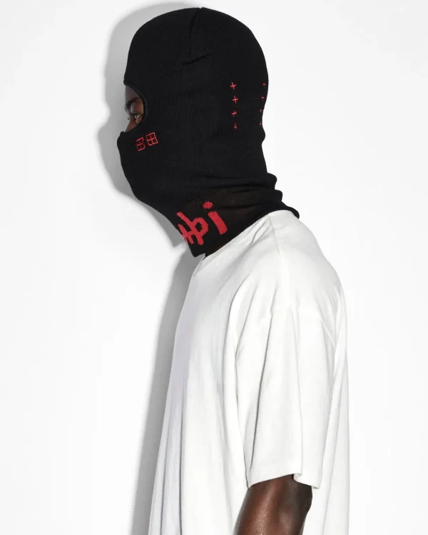 Ksubi Balaclavas-Inkognito Balaclava Laid Black