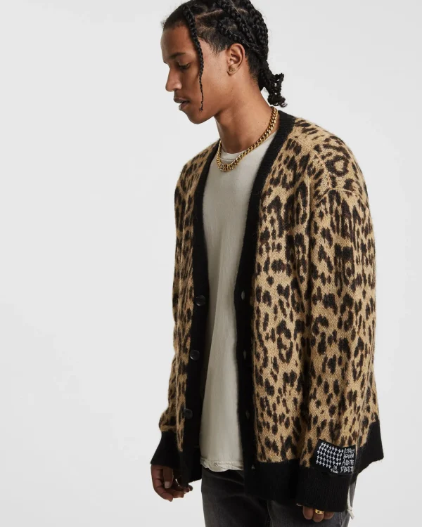 Ksubi Knits-Jungle Cardigan Leopard