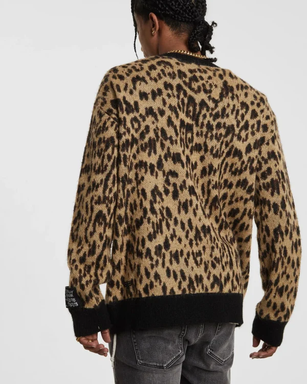 Ksubi Knits-Jungle Cardigan Leopard