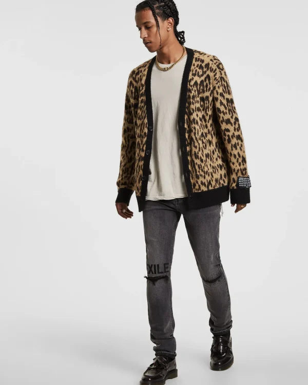 Ksubi Knits-Jungle Cardigan Leopard