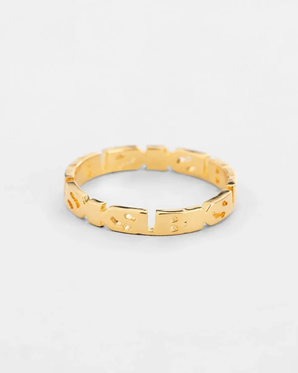 Ksubi Jewellery-18K Dripps Sott Band Set