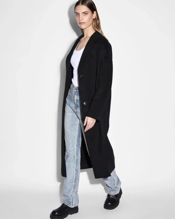 Ksubi Jackets-Kamille Coat Black