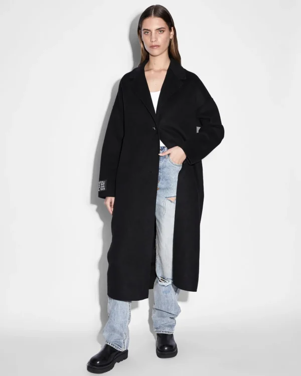 Ksubi Jackets-Kamille Coat Black