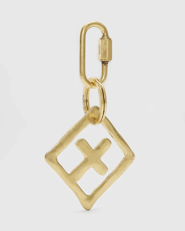 Ksubi Key Rings-1999 Key Ring Antique Brass