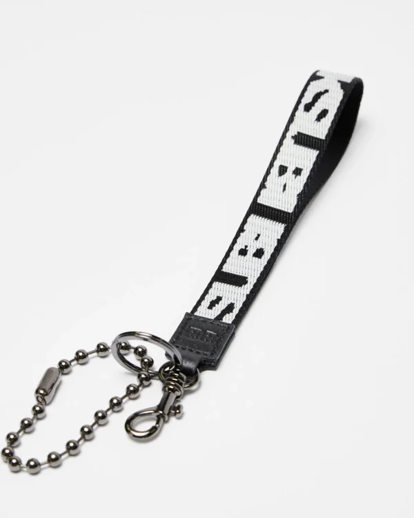 Ksubi Key Rings-Klinger Keyring Black/White