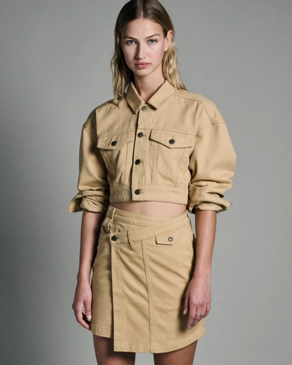 Ksubi Skirts-Kommand Cargo Skirt Caramel