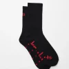 Ksubi Socks-Ksocks Laid Black