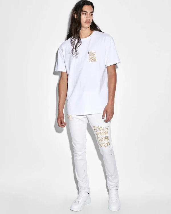Ksubi T-Shirts- 23 Biggie Ss Tee Tru White