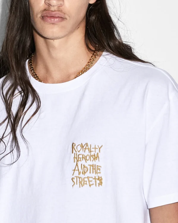 Ksubi T-Shirts- 23 Biggie Ss Tee Tru White