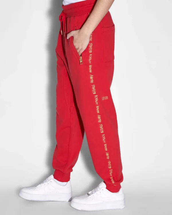 Ksubi Sweats- 23 Restore Trak Red