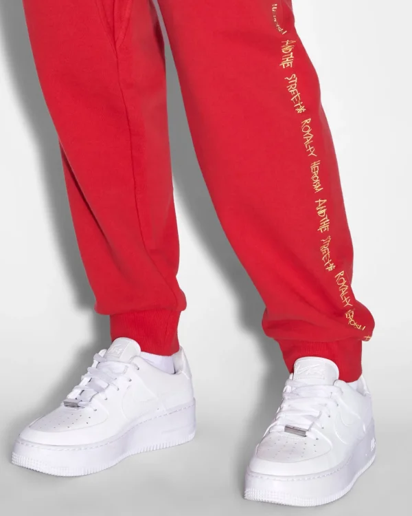 Ksubi Sweats- 23 Restore Trak Red