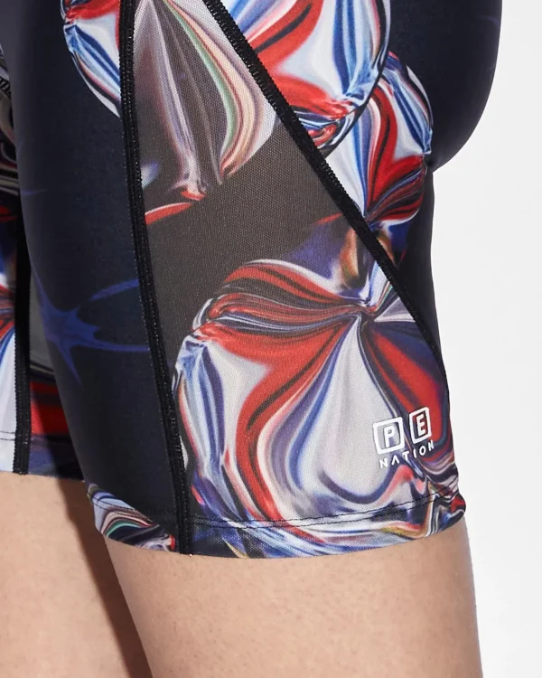 Ksubi Shorts- X P.E Nation Bike Short Warped