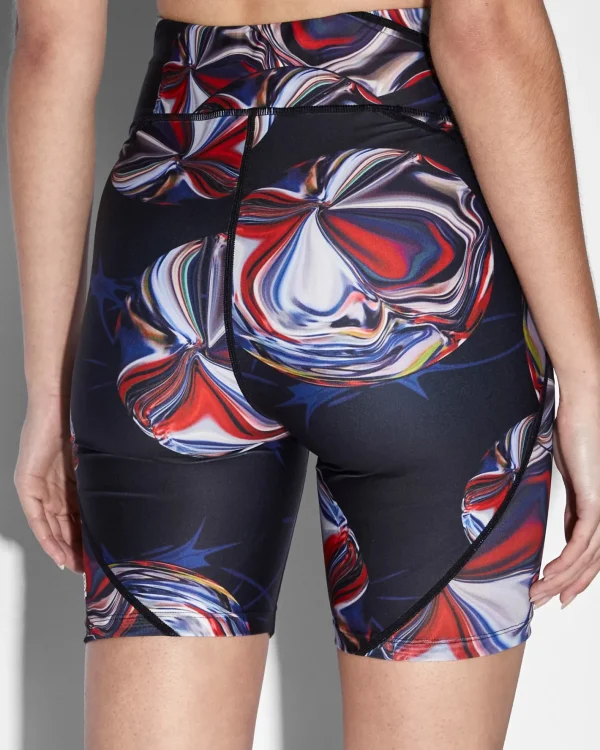 Ksubi Shorts- X P.E Nation Bike Short Warped