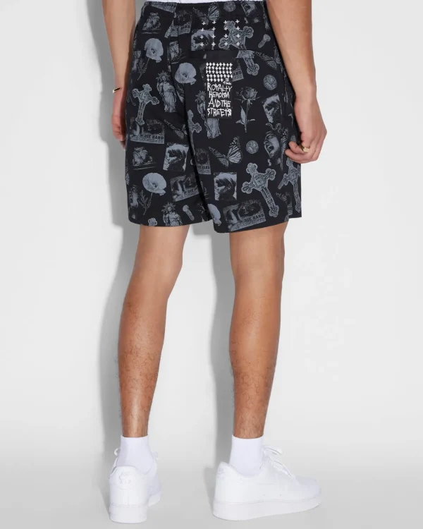 Ksubi Shorts-Kut Out Short Black