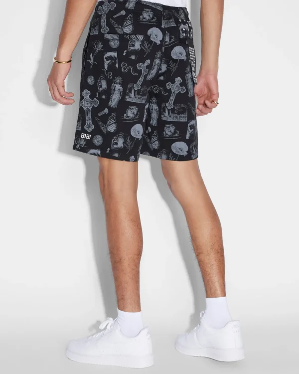Ksubi Shorts-Kut Out Short Black